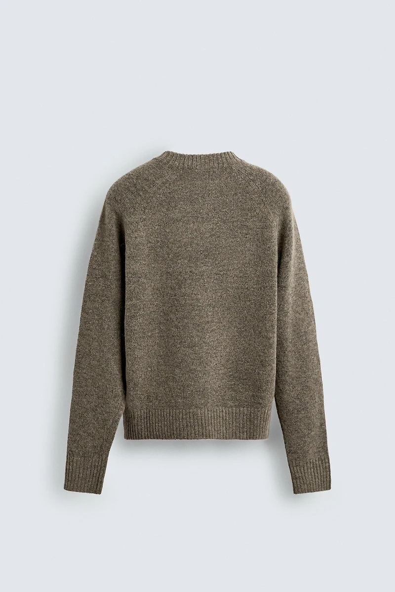 TEXTURED RELAXED FIT JUMPER