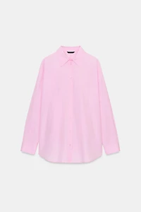 OVERSIZED POPLIN SHIRT