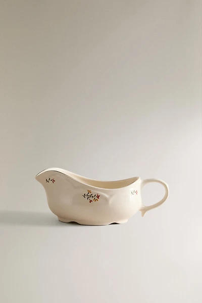 SAUCIÈRE PORCELAINE FLORALE