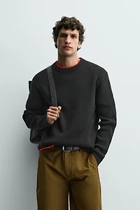 WOOL BLEND TEXTURED JUMPER