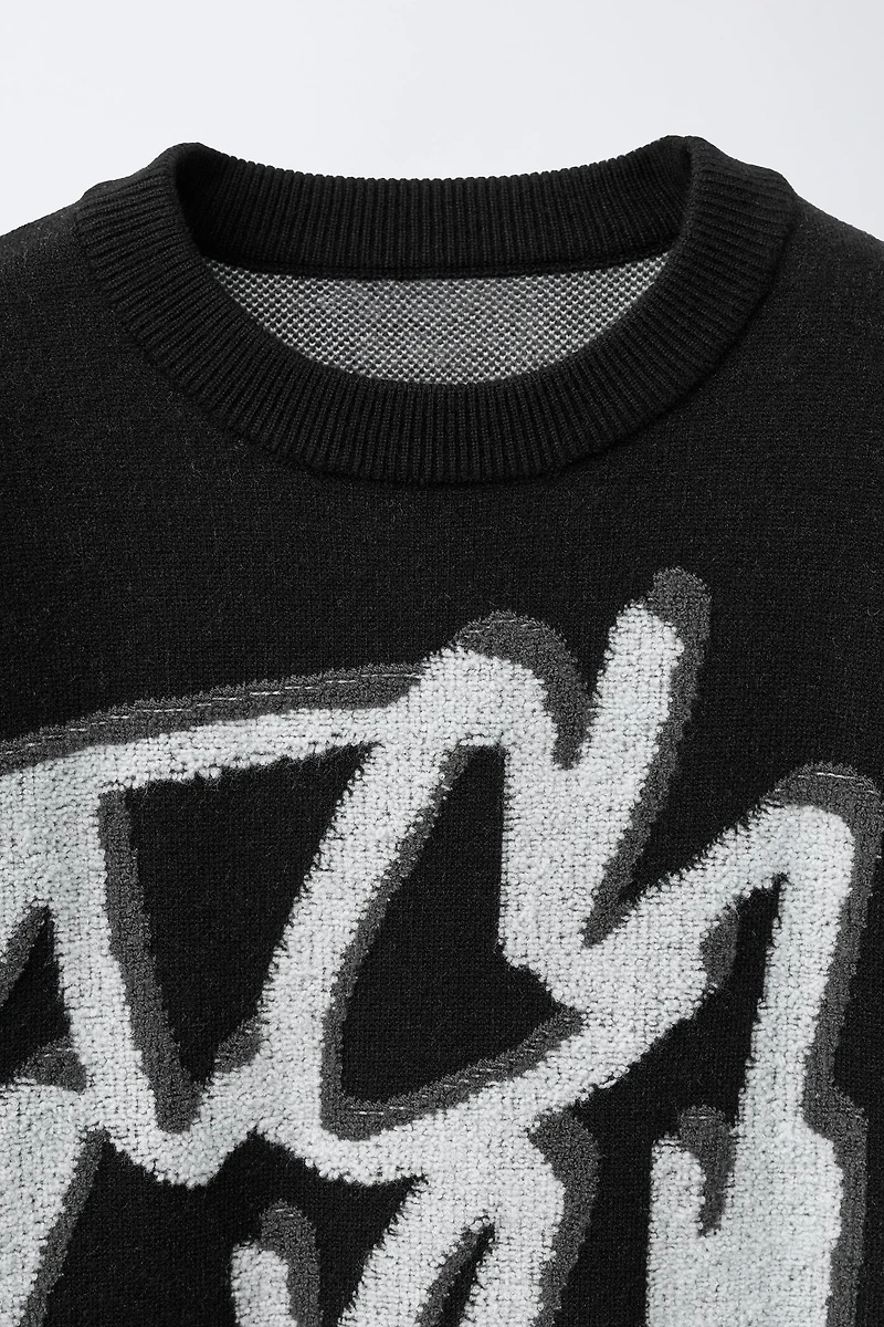 GRAFFITI KNIT JUMPER