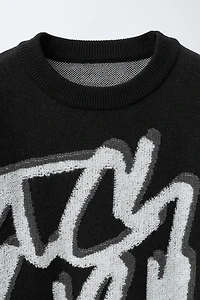GRAFFITI KNIT JUMPER