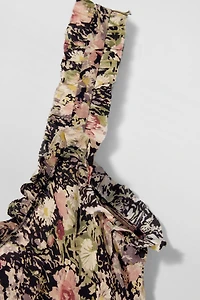 SILK PRINT DRESS KATE MOSS X ZARA