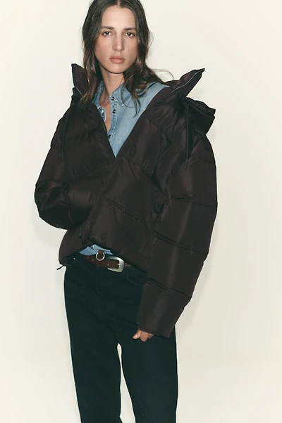 WATER AND WIND PROTECTION SHORT QUILTED ANORAK