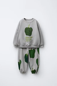 ENSEMBLE DE JOGGING SWEAT ET JOG IMPRIMÉ