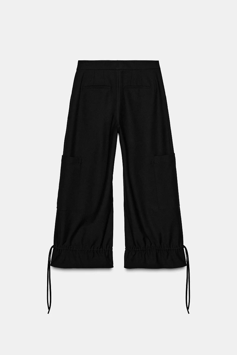 ZW COLLECTION CARGO PANTS WITH BOWS