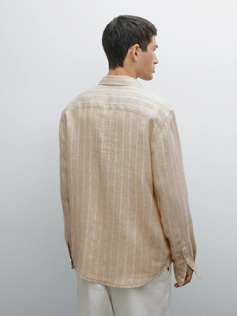 Regular fit double-stripe shirt