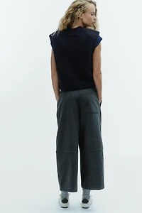 PANTALON BALLON À PLIS