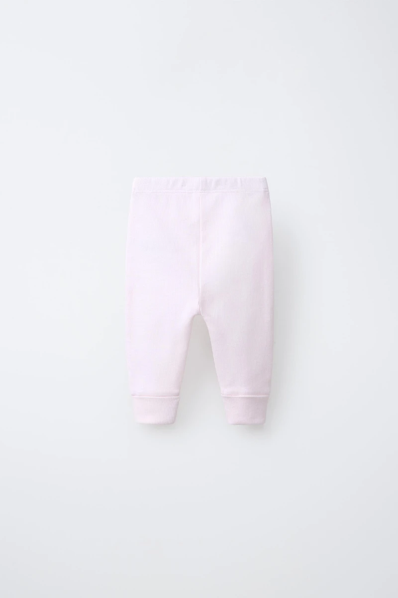 THREE-PACK OF RIBBED LEGGINGS