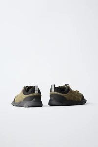 BASKET BAREFOOT EN CUIR