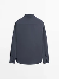 Regular fit cotton shirt