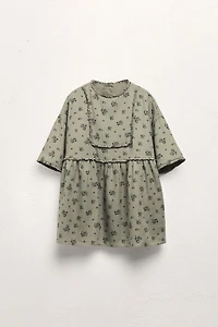 2-5 YEARS / LIMITED EDITION RUFFLED FLORAL DRESS