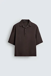 FLOWY POLO SHIRT