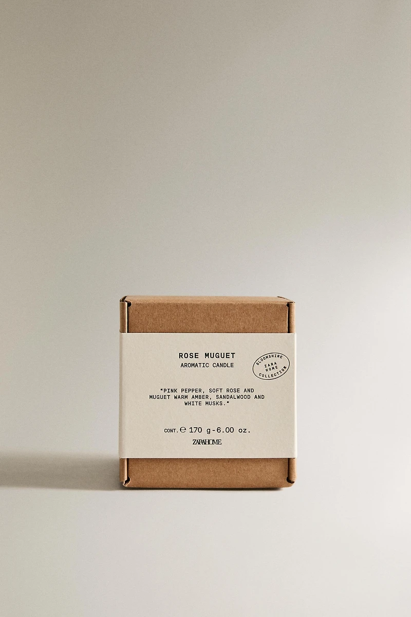(170 G) ROSE MUGUET SCENTED CANDLE