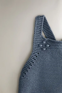 CHILDREN'S DUNGAREES WITH BOBBLES
