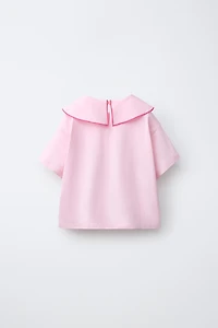 SCARF BOW T-SHIRT