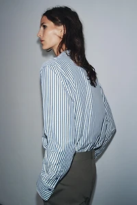 FLOWY STRIPED SHIRT ZW COLLECTION