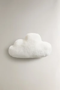 COUSSIN ENFANT NUAGE FAUSSE FOURRURE GAZE