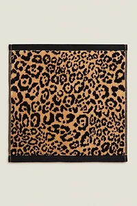 SET OF ANIMAL PRINT VELOUR HAND TOWELS (SET OF 3)