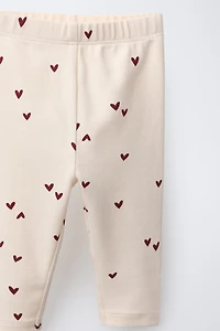 HEARTS SWEATSHIRT AND LEGGING SET