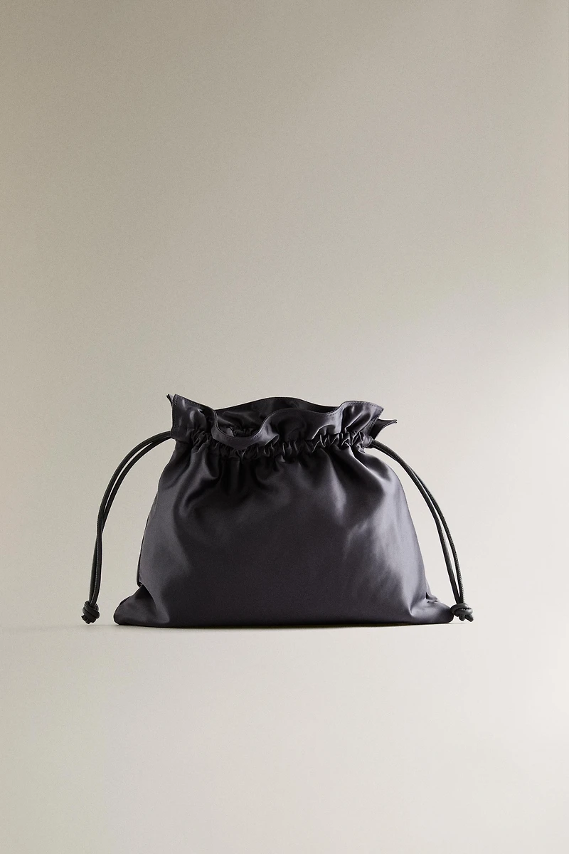 LARGE SATEEN BAG