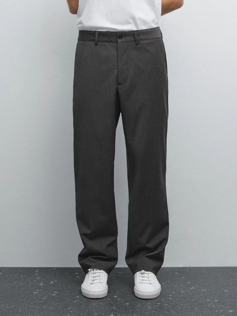 Pantalon laine total look