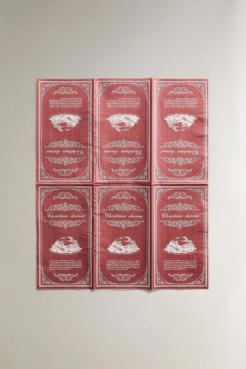 SET OF PAPER CHRISTMAS NAPKINS (SET OF 30)