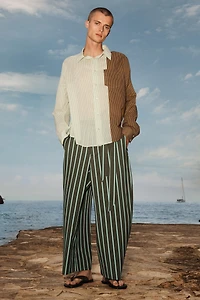 LIMITED EDITION STRIPED COLOR BLOCK SHIRT