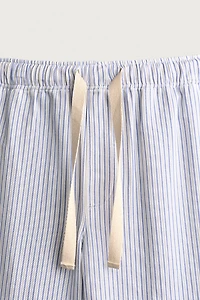 STRIPED WIDE FIT PANTS