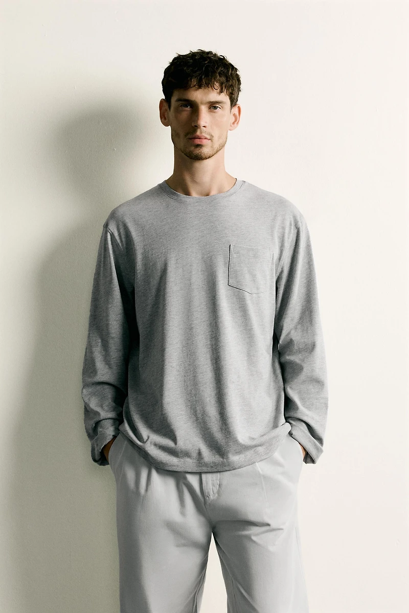 REGULAR FIT LONG SLEEVE T-SHIRT