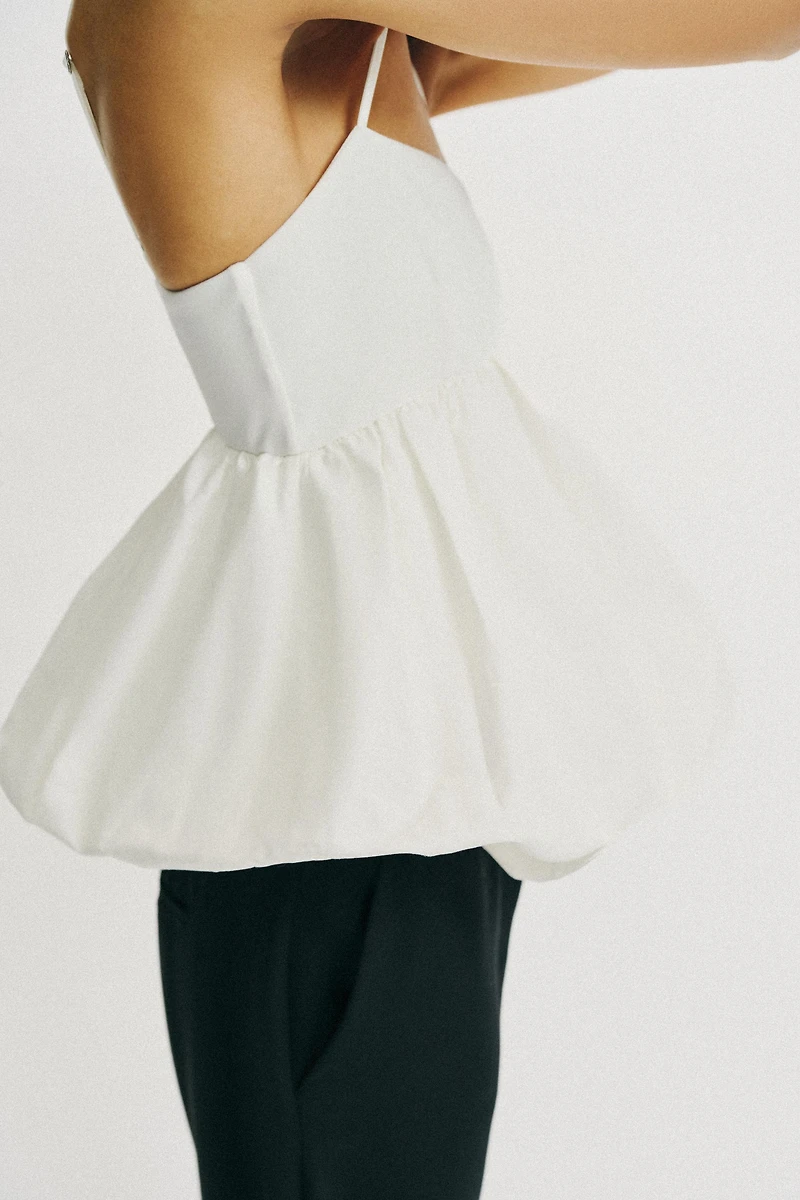 BALLOON STRAP TOP