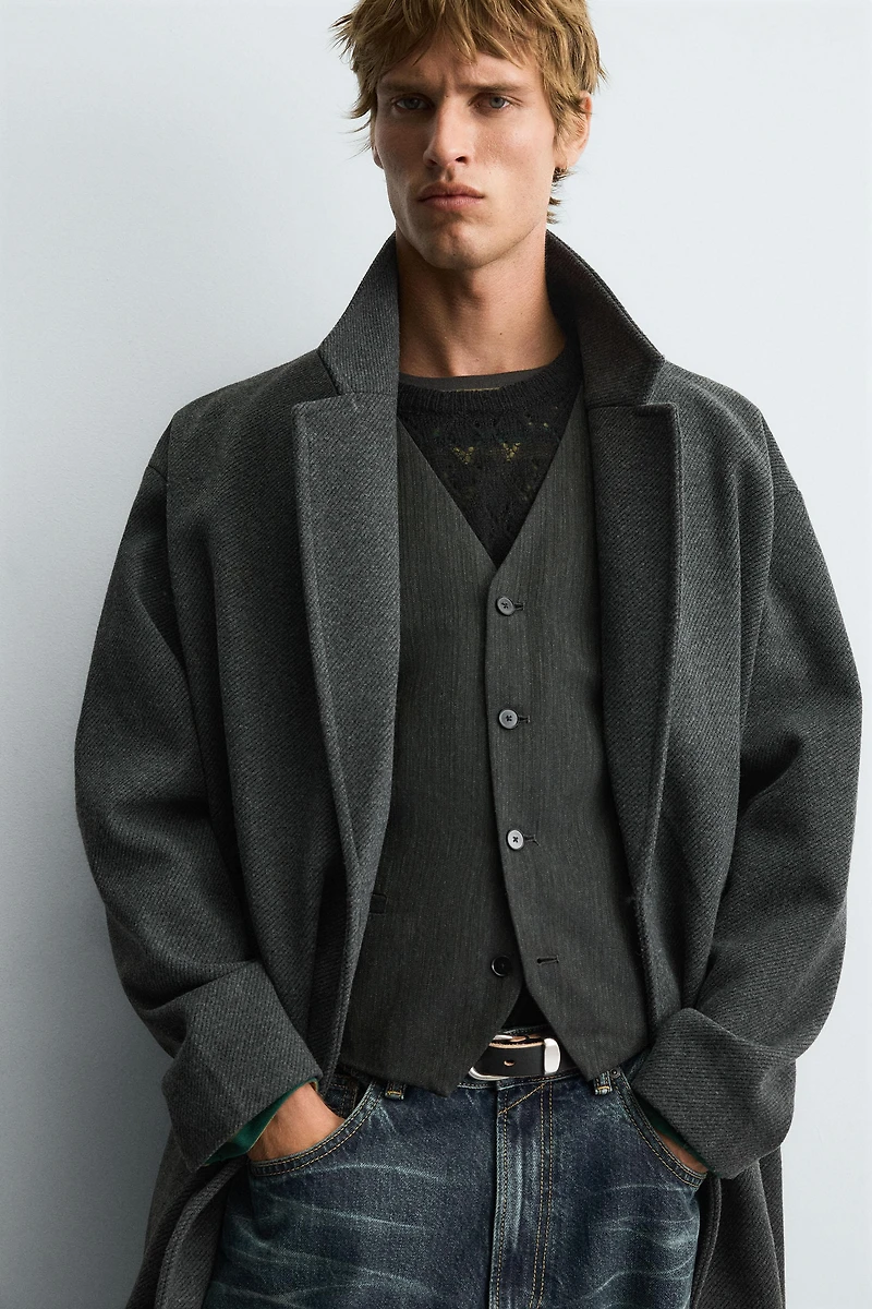 WATER REPELLENT TEXTURED COAT
