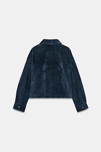 100% LEATHER BOMBER JACKET