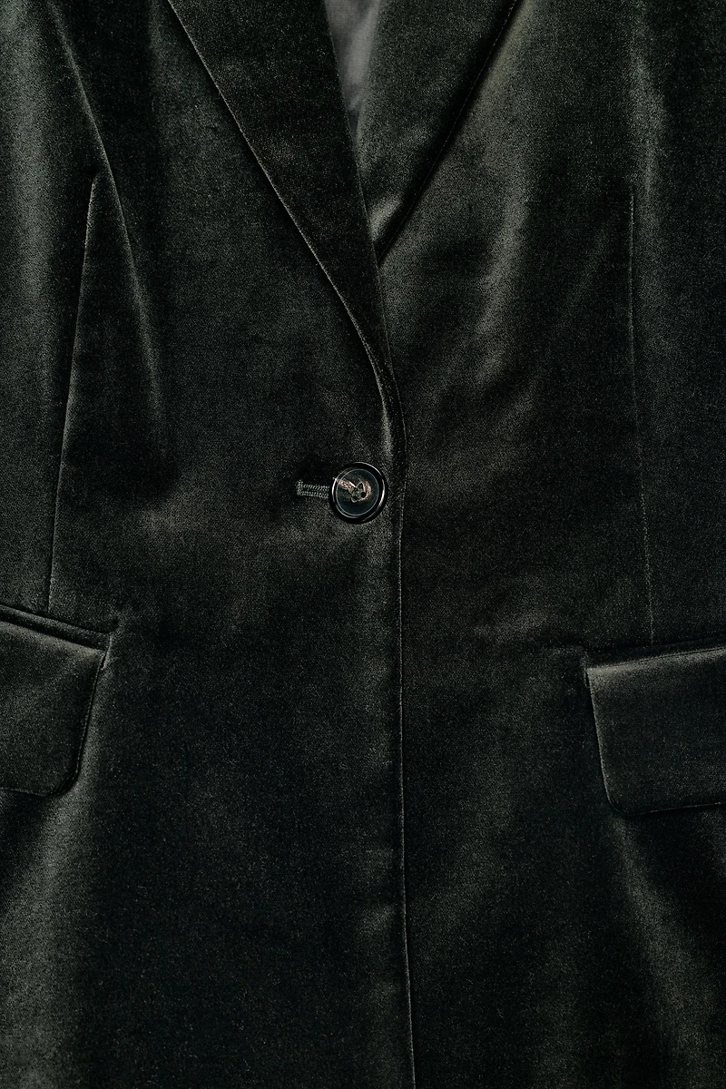 TAILORED VELVET BLAZER ZW COLLECTION