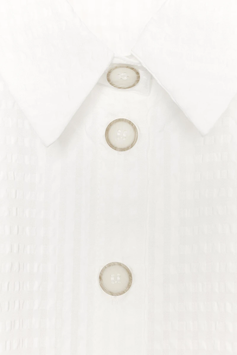 CHEMISE À MANCHES BOUFFANTES