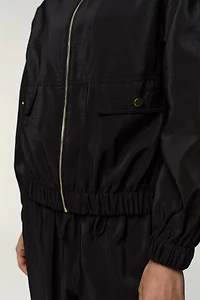 HIGH COLLAR BOMBER JACKET