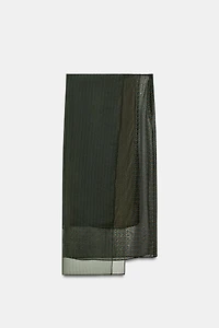 100% VISCOSE PRINTED PAREO SKIRT