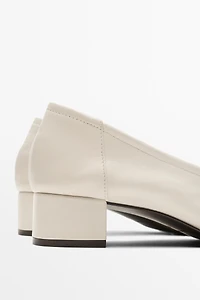 High-heel ballerinas