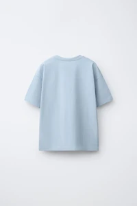 HEAVYWEIGHT EMBROIDERED TEXT T-SHIRT