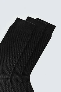 THREE-PACK OF CHECK SOCKS