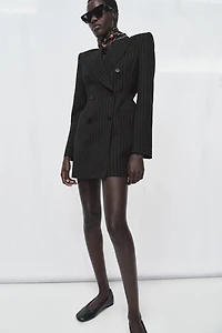 ZW COLLECTION PINSTRIPE BLAZER DRESS