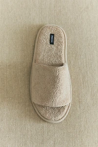 OPEN TERRY BATHROOM SLIPPERS