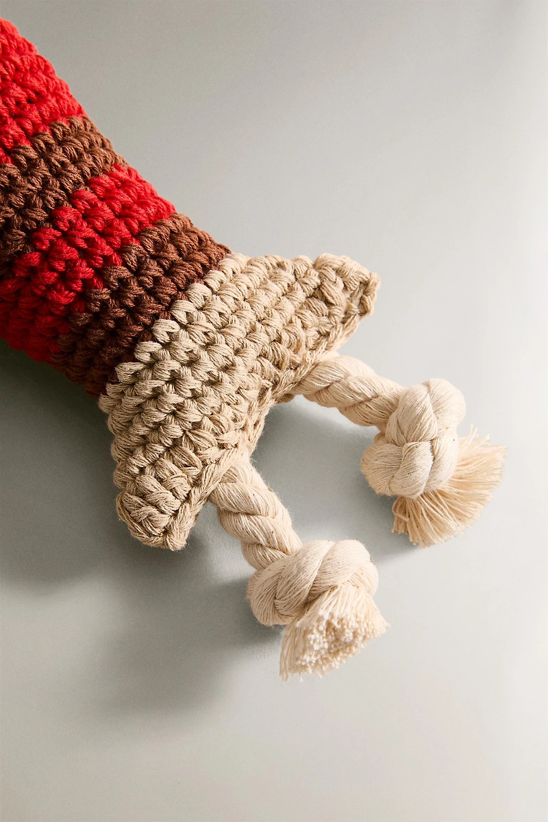 CROCHET LOBSTER PET TOY