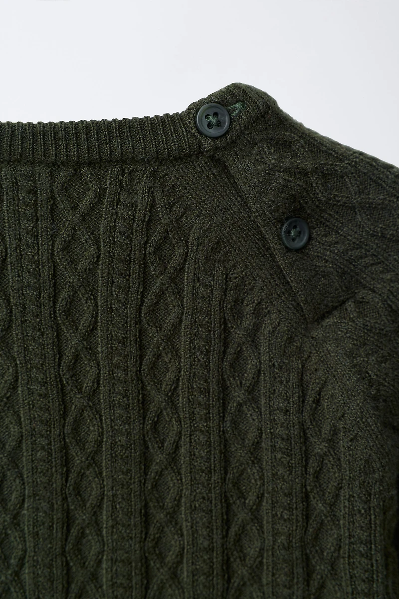 CABLE KNIT JUMPER