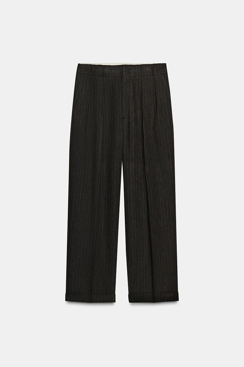 PANTALON CHEVRONS À PINCES ZW COLLECTION