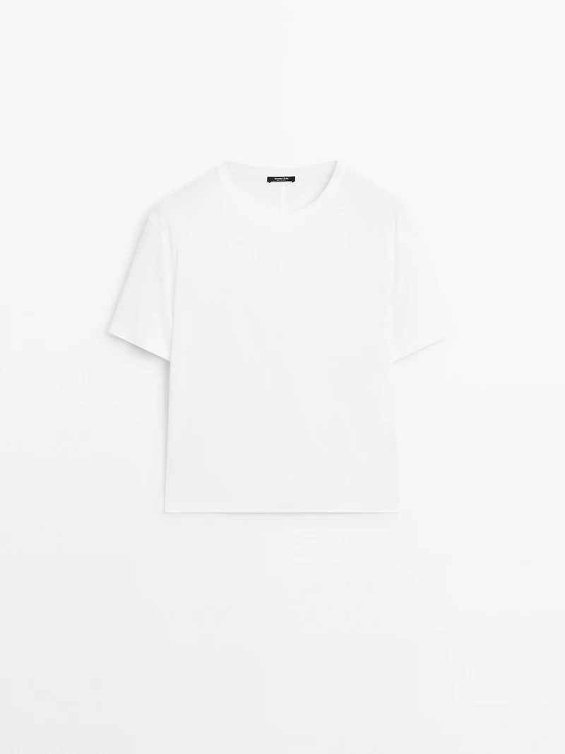 T-shirt manches courtes couture dos