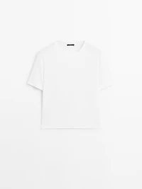 T-shirt manches courtes couture dos
