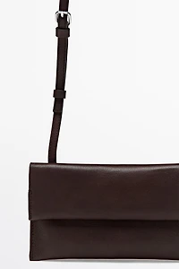 Sac bandoulière en cuir nappa