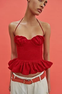 COMBINED BOUCLÉ TOP
