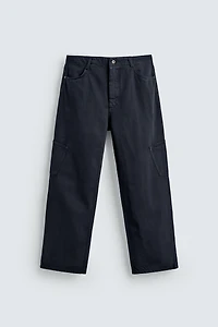 STRAIGHT FIT CARGO PANTS